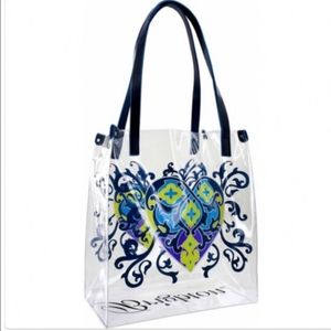 NWOT Brighton Summer Heart Clear Tote Bag
